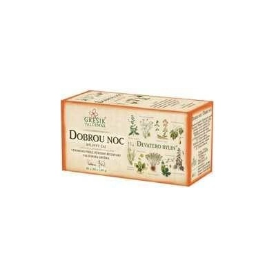 Grešík Devatero bylin Čaj Dobrou noc 30 x 1,5 g