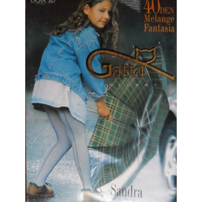 Gatta SANDRA 6 40den punčochové kalhoty melange granat modré