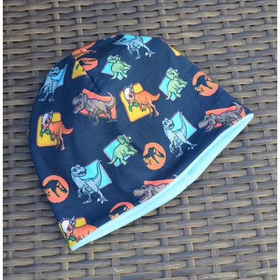 Zateplená čepička Jurský park