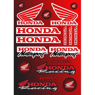 Samolepka set A4 - Honda