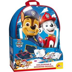 Lisciani Творчески комплект, Lisciani, Paw Patrol, 2 в 1 раница с комплект за рисуване
