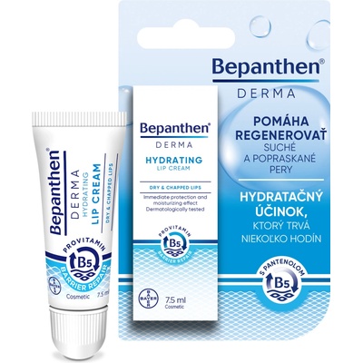 Bepanthen DERMA Krém na pery tyčinka s panthenolom 1x7,5 ml