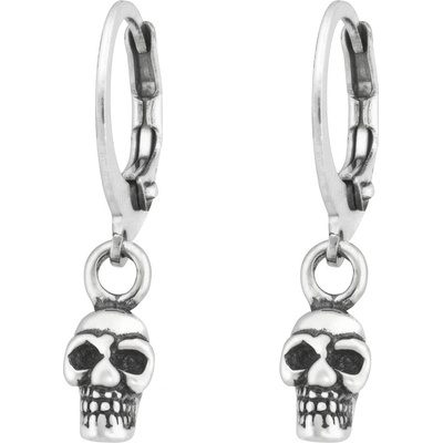 Sam's Artisans náušnice visiace Skull Ghost Head chirurgická oceľ INM082