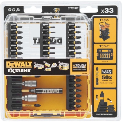 Sada bitov DeWALT DT70742T FLEXTORQ 33 ks