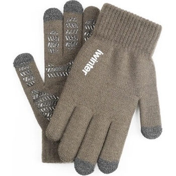Зимни ръкавици за тъч екрани S/M размер - iWinter Gloves Touch Unisex Size S/M (светлокафяв)