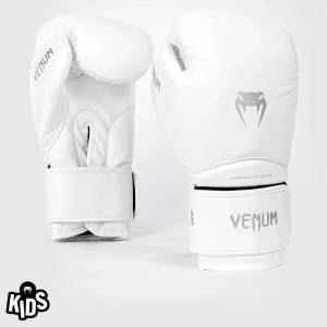 Venum | Официален Вносител за България Детски Боксови Ръкавици Venum Contender 1.5 White/Silver - 6 oz