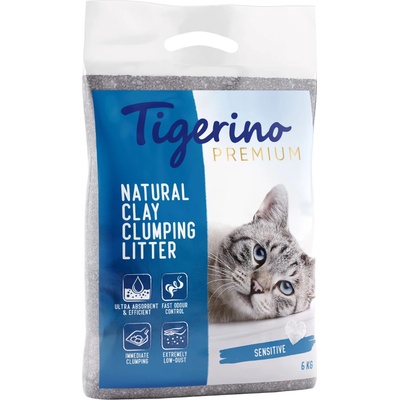 Tigerino Premium podstielka Sensitive bez vône 6 kg