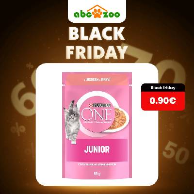 PURINA ONE JUNIOR mini filetky s lososom a mrkvou v šťave 85 g
