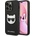 KARL LAGERFELD Кейс Karl Lagerfeld KLHCP14LSAPCHK за iPhone 14 Pro 6, 1", твърд, черен / черен, Saffiano Choupette Head Patch (KF001135-0)