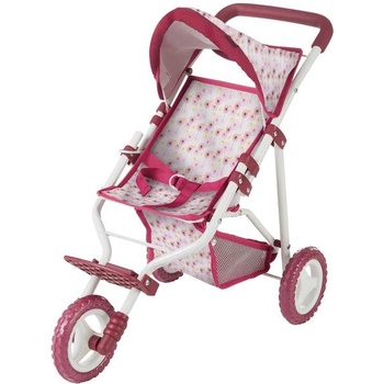 Götz спортна количка за кукли с флорален десен
