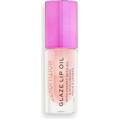 Revolution Beauty Glaze Lip Oil Glam Pink Продукт за устни 4, 6gr