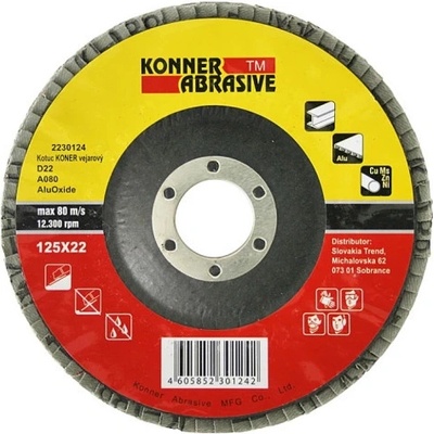 Koner kotúč vejarový D22 125 x 22 mm A040 2230122