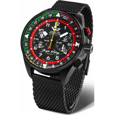 Vostok Europe 6S21/326C794 čierny oceľový náramok