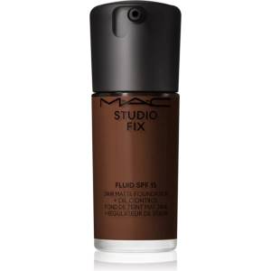 MAC Cosmetics Studio Fix Fluid SPF 15 24HR Matte Foundation + Oil Control матиращ фон дьо тен SPF 15 цвят NC65 30ml