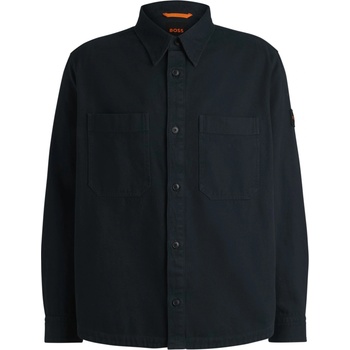 Image 1 of Boss Men's Lerato M Contemporary Overshirt - Dark Blue 404