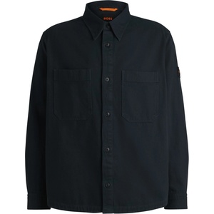 Boss Men's Lerato M Contemporary Overshirt - Dark Blue 404
