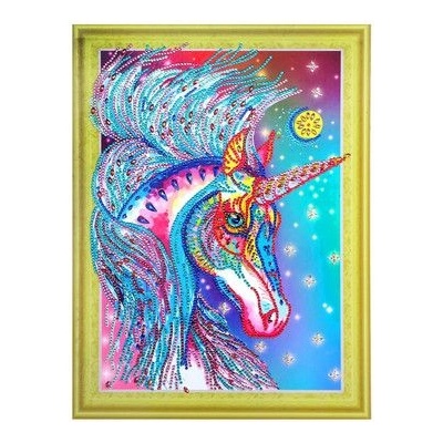Collection D'Art Collection D`art - Диамантено пано с обли кристали - Еднорог (MX001)