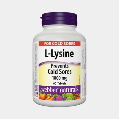 Webber Naturals L- Lysine 1000mg 60 kapsúl