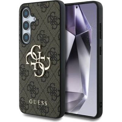 GUESS Гръб Guess за Samsung Galaxy S25 Plus , PU, 4G Metal Logo Case, Кафяв (3666339449070)