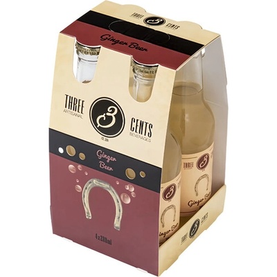 Three Cents Ginger Beer 4 x 200 ml