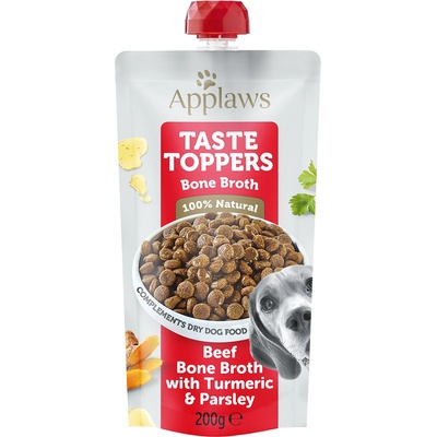 Applaws Taste Toppers hovädzí vývar s kurkumou a petržlenom 6 x 200 ml