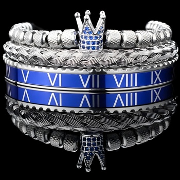 HARAHU Гривни ge-34387 - Сребриста / Синя kp34387 (ge-34387)