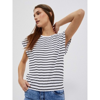 Moodo Синя и бяла дамска раирана риза Moodo Moodo | Byal | ЖЕНИ | XS