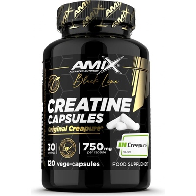 Amix Black Line Creatine Creapure Capsules 120 kapslí