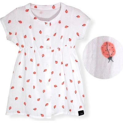 ESITO mušelínové šaty Barunka beruška bílá – Zbozi.Blesk.cz