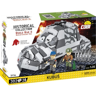 COBI 3114 - World War II Poľské obrnené vozidlo KUBUŚ - Varšavské povstanie 1:35