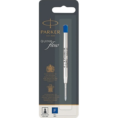 Parker 1335 Náplň Royal QuinkFlow do kuličkové tužky F modrá – Zboží Živě