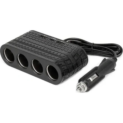 AMIO Predlžovacia zásuvka 2x USB-A 1x USB-C 12/24V 120W 80cm