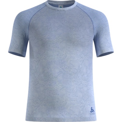 Odlo Мъжко синтетично термобельо Odlo Performance Light Rain Dye Top Crew Neck S/S Synthetic base layer - Dazzling Blue (014-2533-0113)