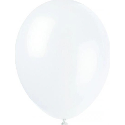 balónky bílé M 25 cm