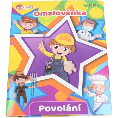 Omalovánky povolání 12 stran