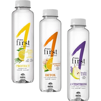 Fructal Funkčná voda Detox pomaranč a zázvor 0,5 l