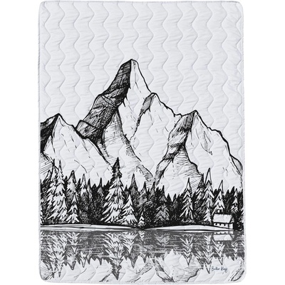 Butter Kings Олекотени одеяло и калъфка за възглавница в комплект от памучен сатен 140x200 cm - Butter Kings (BL113_blanket)