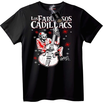 NOONEBRAND Los Fabulosos Cadillacs T-Shirt - 2XL, Black