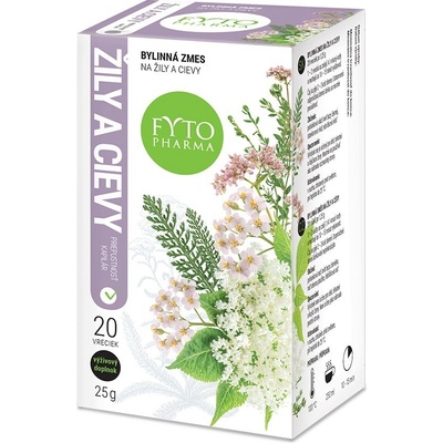 Fytopharma Bylinná směs na žíly a cévy 20 x 1,5 g