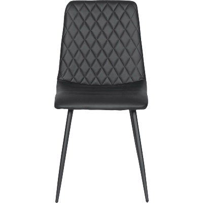 Carmen Трапезен стол monza еко кожа - черен (3532131)