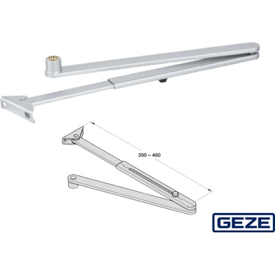 Geze 102421 standard bez aretace stříbrná – Zbozi.Blesk.cz