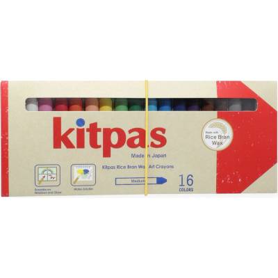 Kitpas voskové pastelky 16 ks
