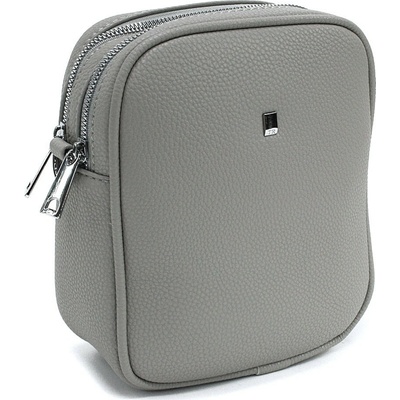 Svetlosivá trendy crossbody dámska kabelka Madie