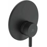 Ideal Standard Вграден смесител за душ Ideal Standard Ceraline, матово черен, с вградено тяло, включен в комплекта (A6940XG)