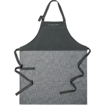 KitchenAid Zástěra šedá délka 88 cm KAP023622LKG