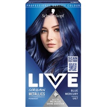 Schwarzkopf Live Urban Metallics barva na vlasy U67 Blue Mercury