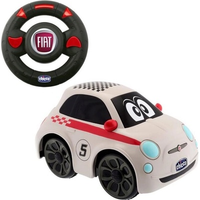 Chicco Fiat 500 z pilotem biały
