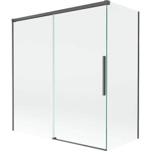 Mexen Rox двукрилен плъзгащ се параван за вана 150 + 70 x 150 см, прозрачен, (8C9-150-070-66-00)