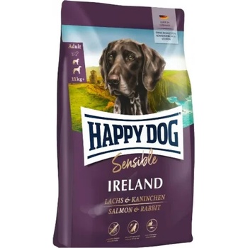 Happy Dog Sensible Ireland - храна за алергични и капризни кучета с агнешко, сьомга и с билки 4 кг, Германия - 3537