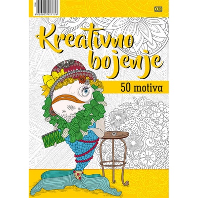 Optimum omaľovánka A4 50l kreatívne